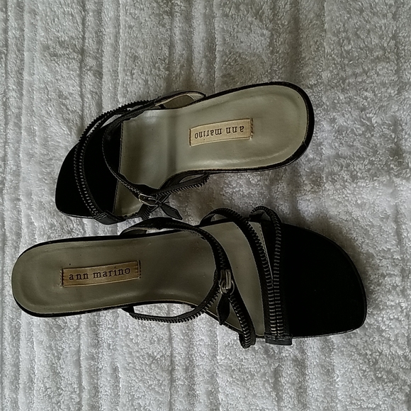 Ann Marino Zippered Sandals - Picture 1 of 4